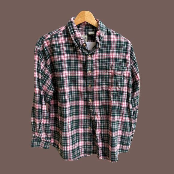 GAP Other - GAP Plaid Flannel Shirt | Green Pink Cotton | Size XXL | Vintage
